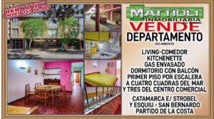 IMPERDIBLE—REBAJA—DOS AMBIENTES-DORMITORIO CON BALCON-SAN BERNARDO